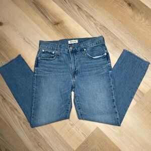 Madewell Blue Cropped Ankle Jeans